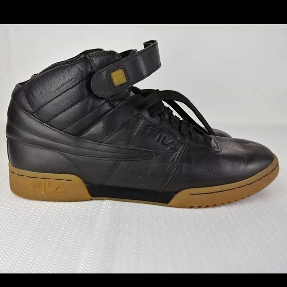 Fila Shoes Fila Technical F3 Mid Top Black Gum Sole Shoes